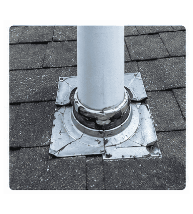 Flashing Damage Around Chimneys and Roof Penetrations in baton rouge