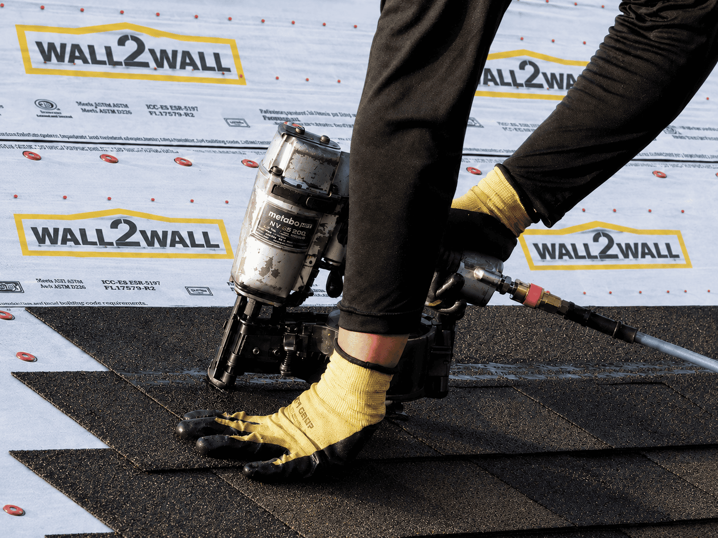 wall2wall roof shingle installation in baton rouge la